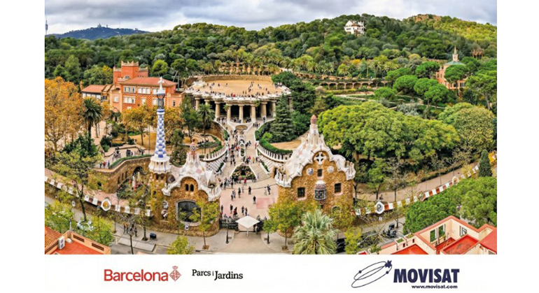 Tecnología de MOVISAT optimiza la limpieza y mantenimiento de parques y jardines en Barcelona