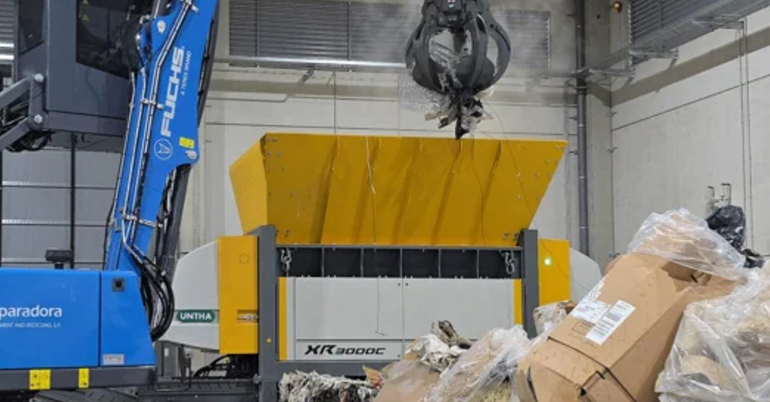 Trituración de todo tipo de residuos comerciales e industriales