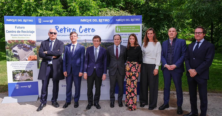 El Retiro será el primer parque histórico “Residuo Cero” de Europa