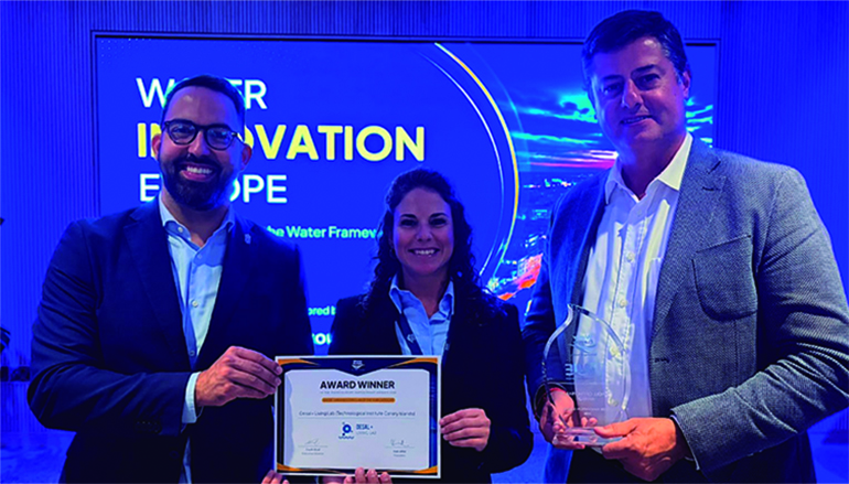 DESAL+ Living Lab recibe el premio internacional al mejor ecosistema de investigación del agua de 2026