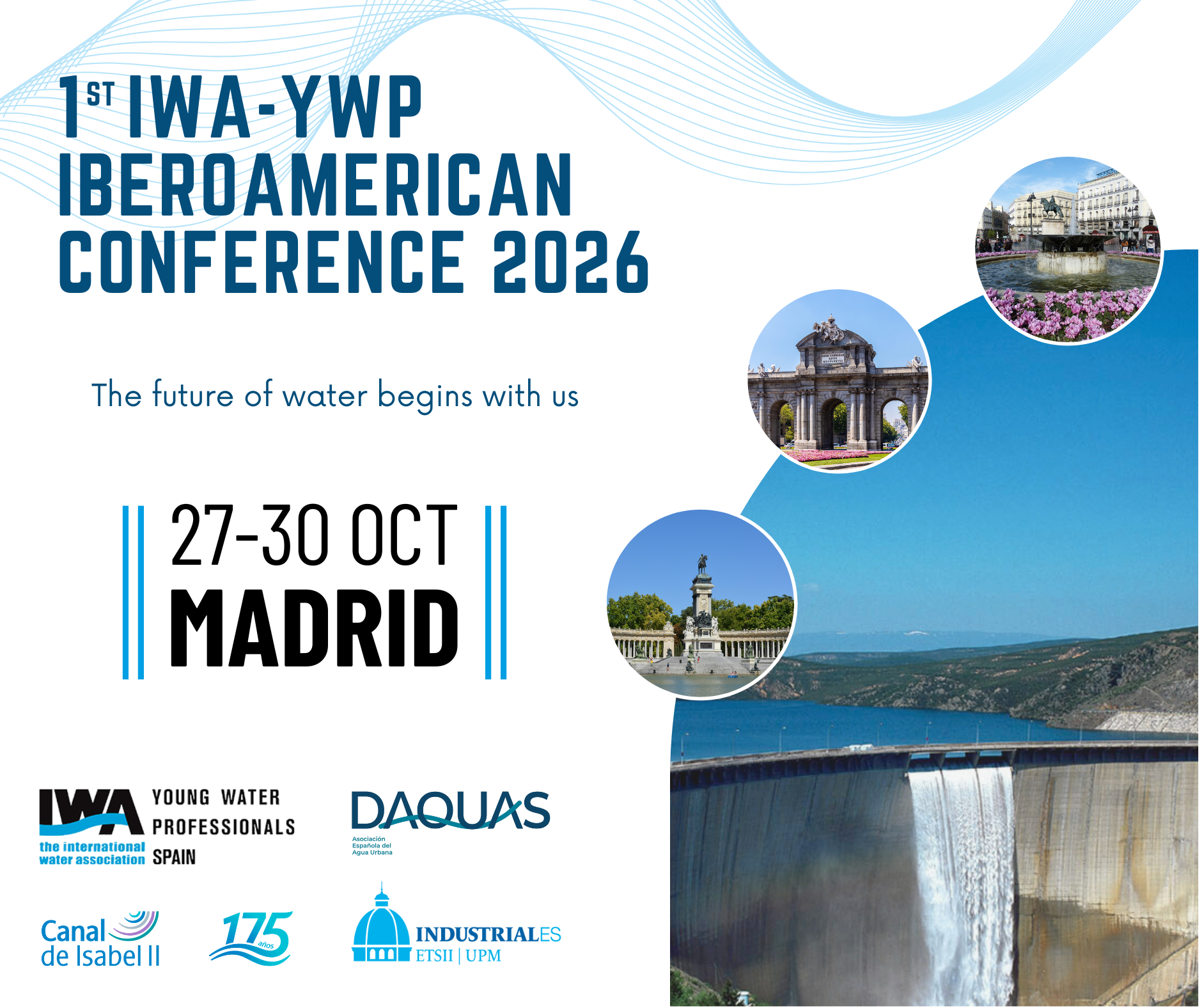 YWP Spain anuncia oficialmente la apertura de inscripciones para la 1st IWA–YWP Iberoamerican Conference 2026 que se celebrará en Madrid