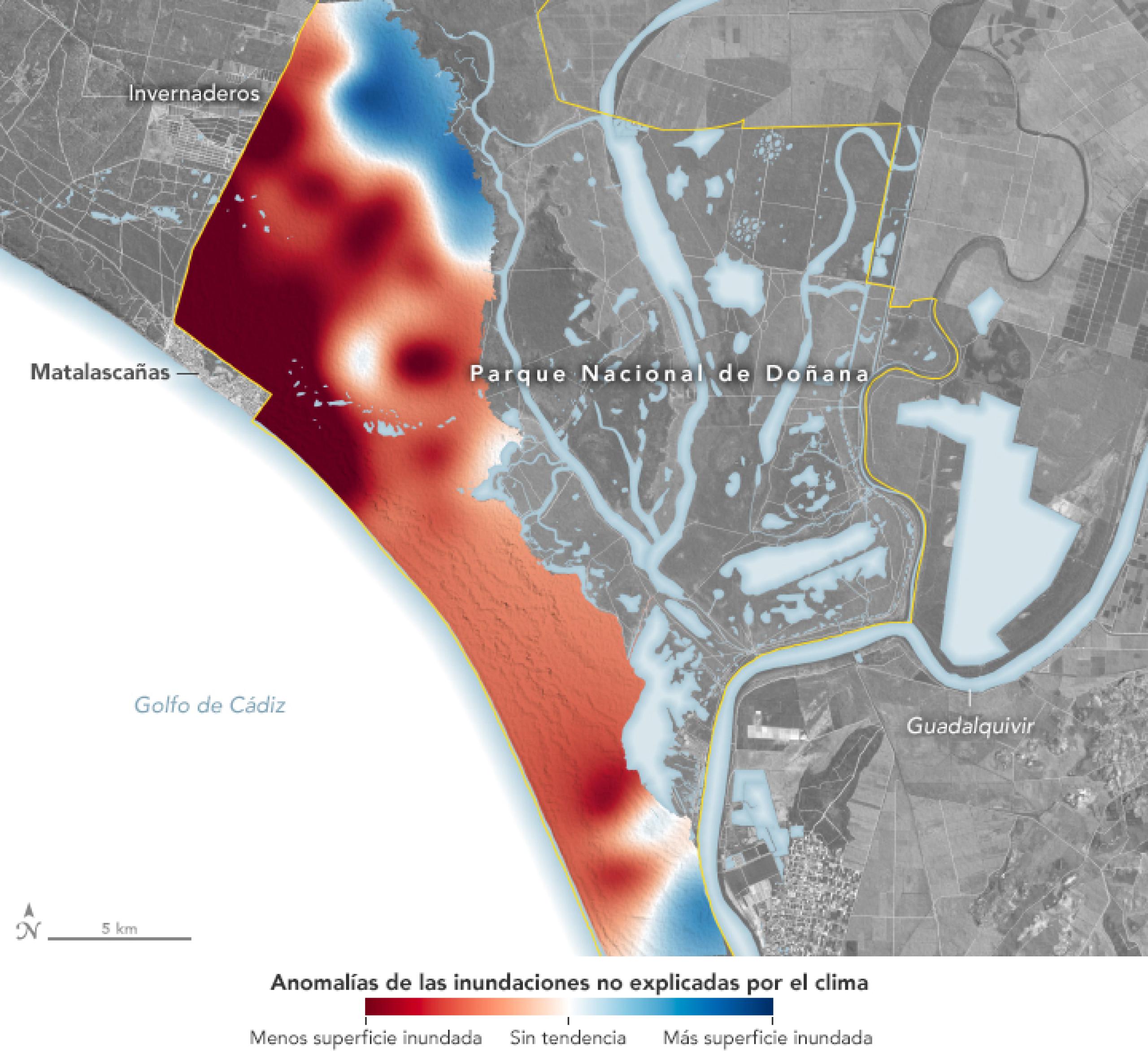 DOÑANA NASA SEQUÍA HUMEDALES