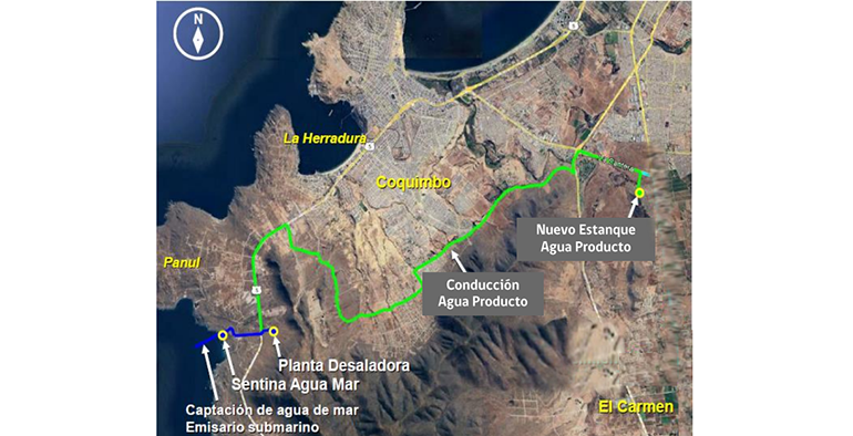 Sacyr Agua lidera la primera desaladora concesionada en Chile para reforzar el abastecimiento hídrico