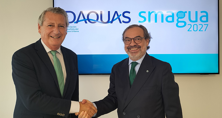 DAQUAS y Feria de Zaragoza firman un acuerdo para impulsar el sector del agua urbana en SMAGUA 2027