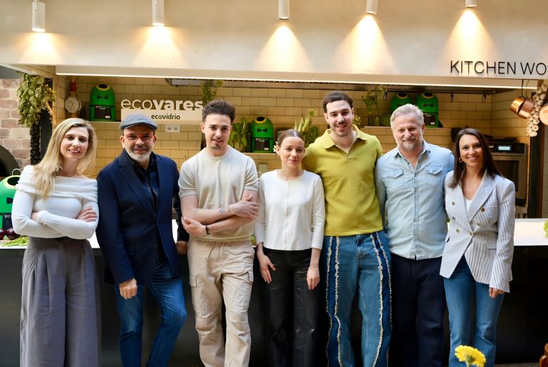 EcoVares by Ecovidrio reúne a cinco de los mejores chefs de nuestra gastronomía para impulsar la gestión sostenible y el reciclaje de envases de vidrio en la hostelería española 