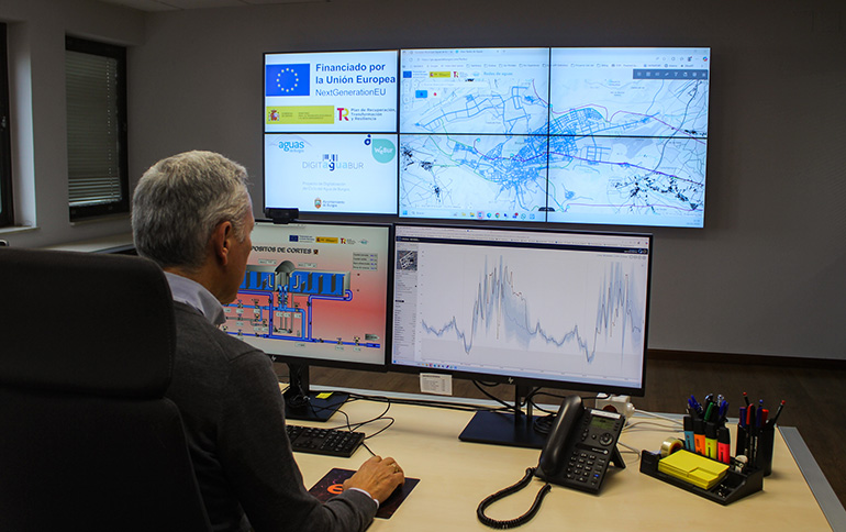 Aguas de Burgos da un salto tecnológico al cartografiar toda su red de agua con su nuevo sistema GIS 