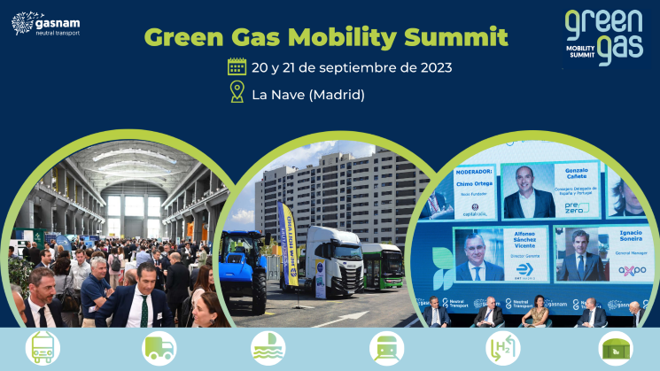 Green Gas Mobility Summit 2023 abordará la descarbonización del transporte marítimo y terrestre con gases renovables y sintéticos