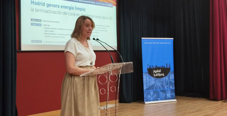 El túnel que soterrará la A5 se convertirá en generador de energía térmica renovable para edificios de sus alrededores