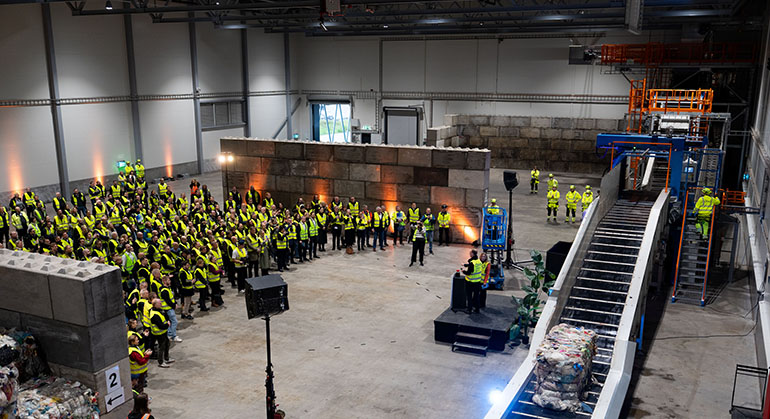 La inauguración oficial de “Omra” transforma la capacidad de reciclaje de plásticos en Noruega