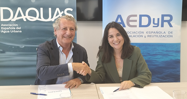 DAQUAS y AEDyR firman un acuerdo para impulsar la innovación y la regulación del sector del agua