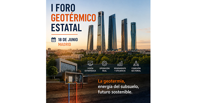 Madrid acogerá el primer gran foro estatal para impulsar el desarrollo de la geotermia en España