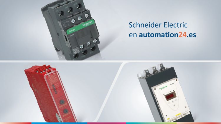 Automation24 ha añadido a su catálogo diferentes soluciones avanzadas del fabricante Schneider Electric