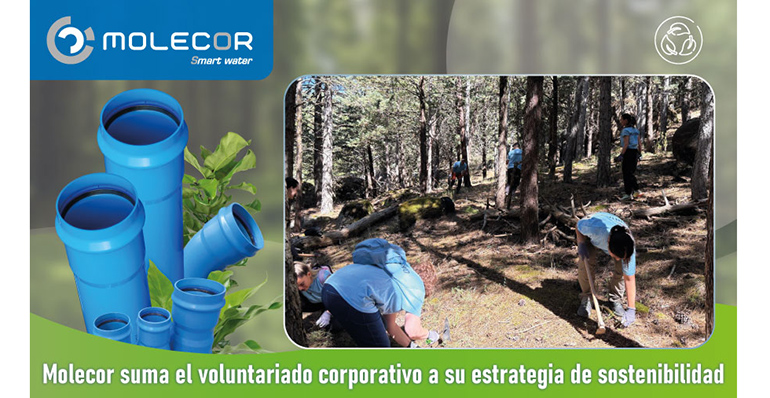 Molecor impulsa su voluntariado corporativo con una acción ambiental en Guadarrama