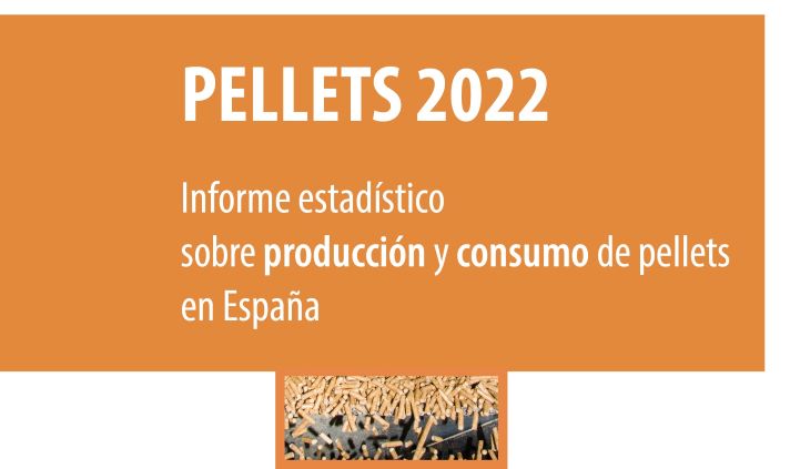 Aumenta el consumo de pellet en España según el informe estadístico sobre el mercado de los pellets de madera para el año 2022 de AVEBIOM