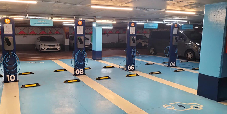 Telpark ofrece recarga gratuita para vehículos eléctricos en 14 ciudades con el apoyo de AEDIVE