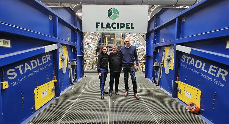 STADLER impulsa la sostenibilidad y el crecimiento de Flacipel con una planta de clasificación flexible en Brasil