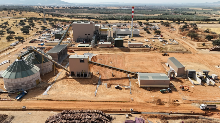 ACCIONA Energía comienza a inyectar a la red energía de la planta de biomasa de Logrosán (Cáceres)