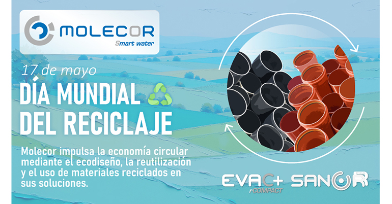 Molecor impulsa un modelo circular basado en ecodiseño, reutilización y reciclado