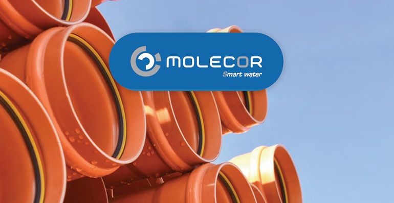 Molecor lanza SANOR Recycled, la primera tubería de PVC-O para saneamiento con un 60% de material reciclado