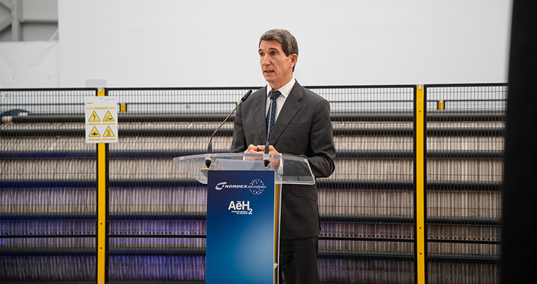 España refuerza su capacidad industrial en hidrógeno renovable con un nuevo electrolizador de 2,5 MW