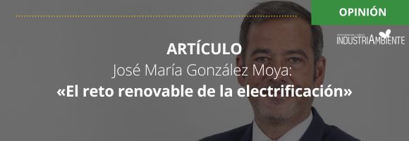 José María González Moya Director General de APPA Renovables