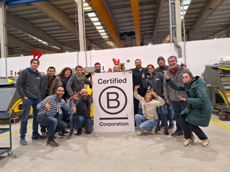 Picvisa obtiene la Certificación B Corp, consolidando su liderazgo en sostenibilidad en el sector de la tecnología de clasificación para el reciclaje