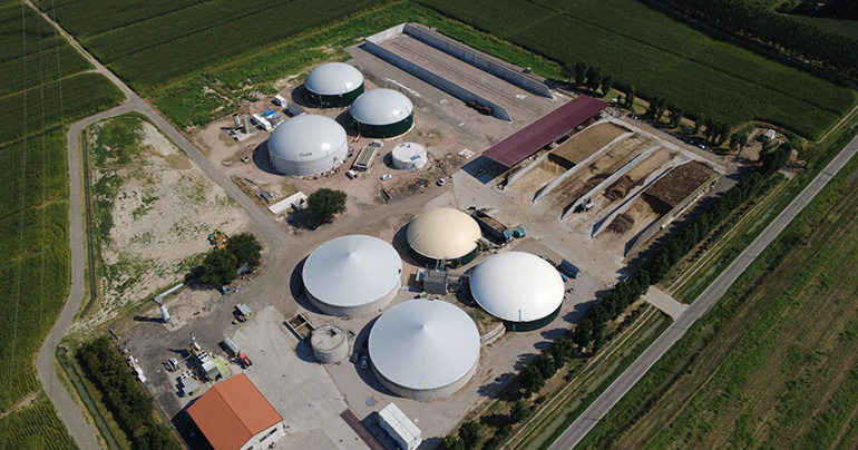 Cycle0 comienza a inyectar biometano en la red de gas italiana desde su planta de Corte Pila