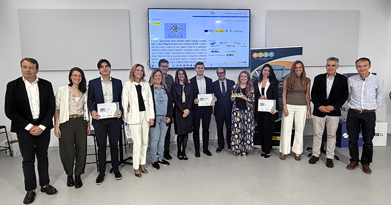 SUSTAIN gana el Premio PTEC 2025 por su impulso a las ciudades sostenibles