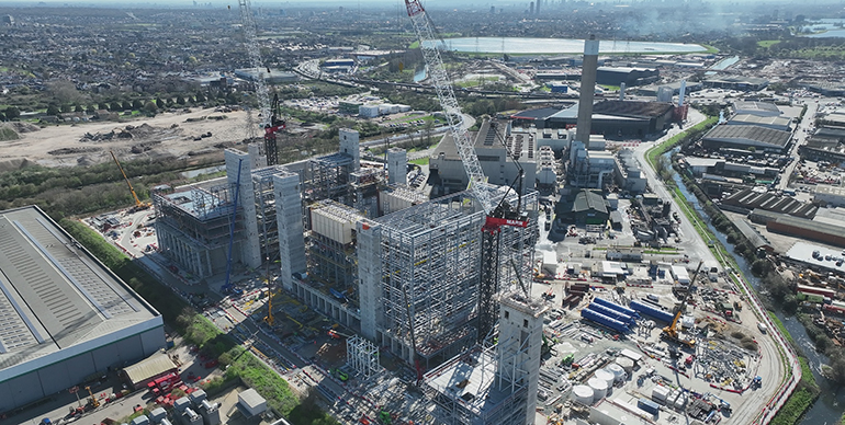 Amiblu participa en una planta de energía en Londres