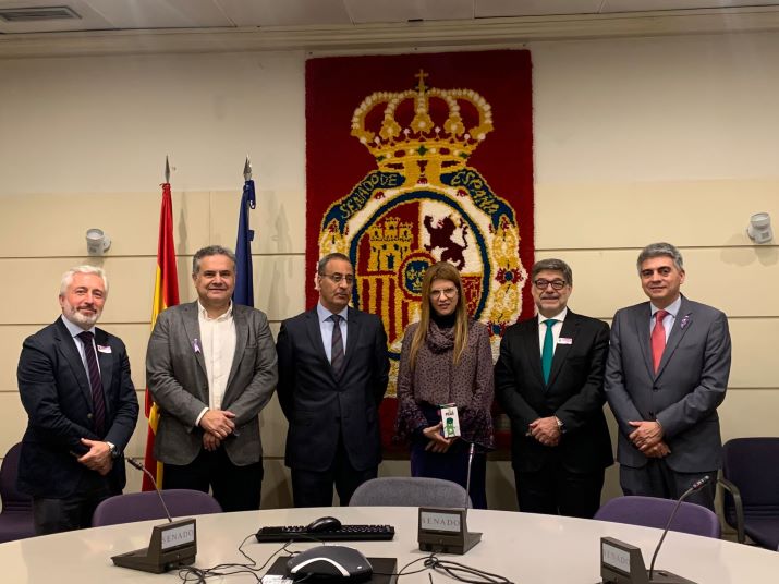 En la reunión, la delegación de Recyclia, liderada por su consejero delegado, José Pérez, informó a los senadores sobre los proyectos europeos de I+D en los que participa la entidad para incorporar nuevas tecnologías