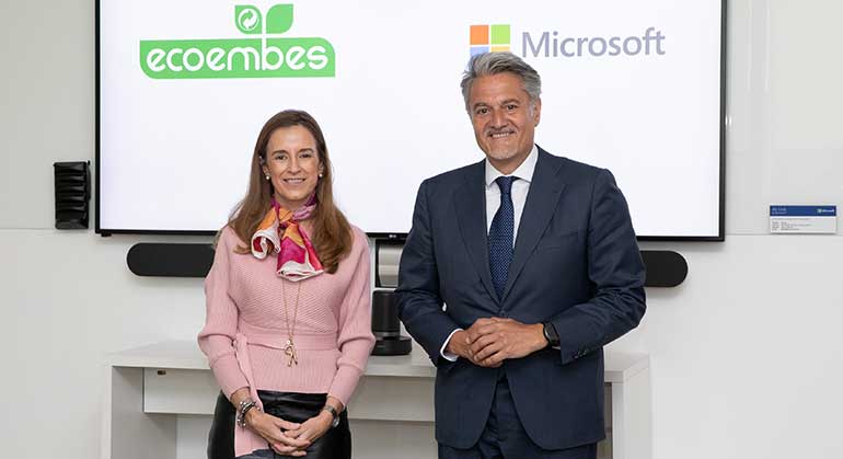 Microsoft y Ecoembes se unen para impulsar la relación entre tecnología, reciclaje y economía circular