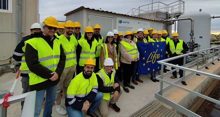 LIFE WARRIOR impulsa la reutilización de agua regenerada para riego agrícola sostenible en Murcia
