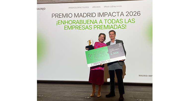 Compostree logra el segundo premio de Madrid Impacta 2026 por su apuesta por la economía circular