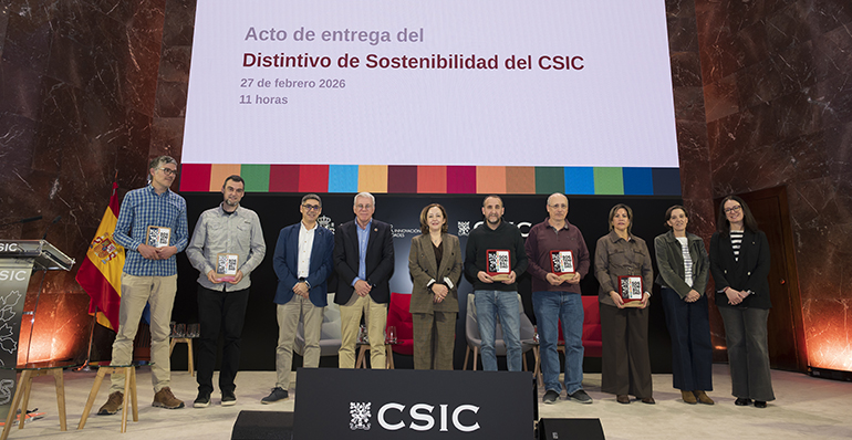 Cinco institutos del CSIC reciben el Distintivo de Sostenibilidad por su compromiso ambiental y social