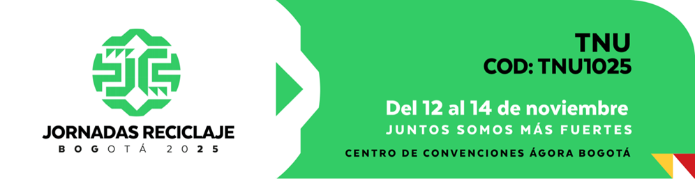 TNU participa como patrocinador institucional en las IV Jornadas Iberoamericanas del Reciclaje 2025
