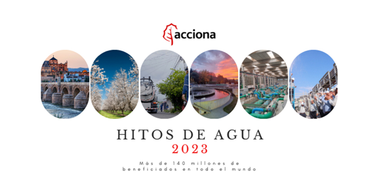 Acciona repasa en un video los logros conseguidos en el sector del agua durante 2023