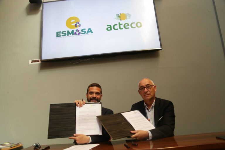 Acteco firma con el Ayuntamiento de Alcorcón una alianza para la construcción de una planta industrial de reciclaje de colchones y textiles