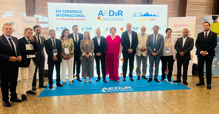 Todas las Administraciones defienden el valor estratégico de la desalación y la reutilización en el XIV Congreso Internacional de AEDyR