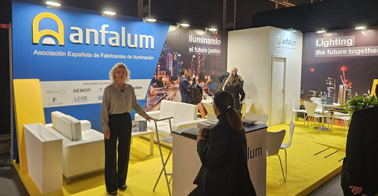 Anfalum, en la Light + Building de Frankfurt