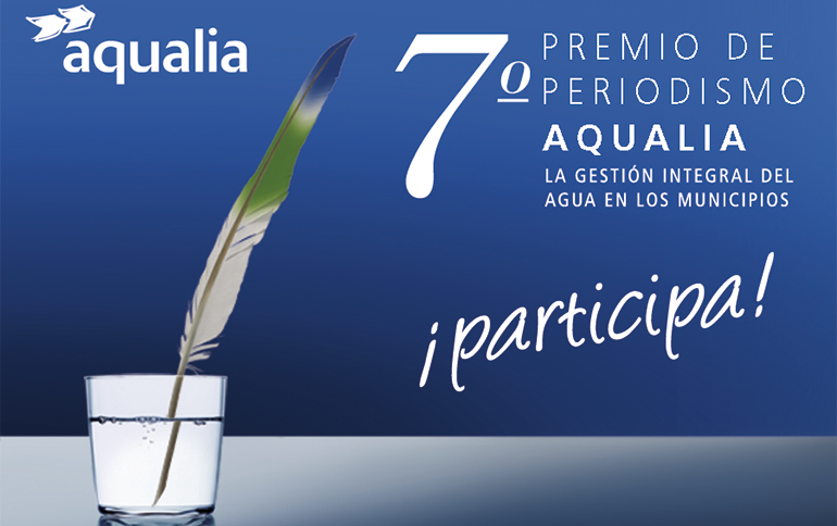 Últimos días de inscripción en la 7ª edición del Premio de Periodismo Aqualia