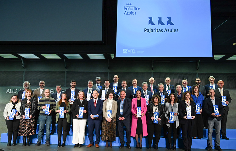 La nueva edición de Pajaritas Azules deja 46 Ayuntamientos premiados