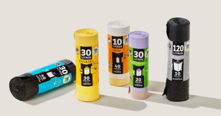 Bolsas sostenibles fabricadas con residuos reciclados: economía circular impulsada por SPHERE, Lidl y Veolia