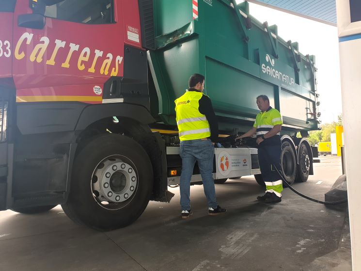 Carreras, Grupo Saica y Repsol impulsan el uso de biocombustibles avanzados en su operativa de recuperación y valorización de residuos