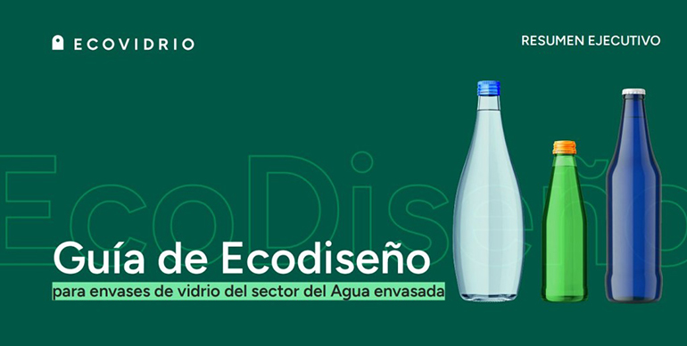 Ecovidrio y ANEABE presentan 40 medidas de ecodiseño para hacer más sostenibles los envases de agua mineral