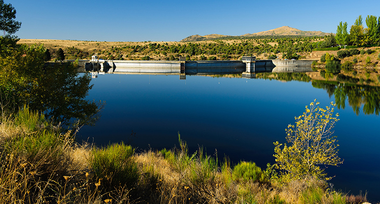 Los embalses de Canal de Isabel II, al 86,7 % de su capacidad máxima