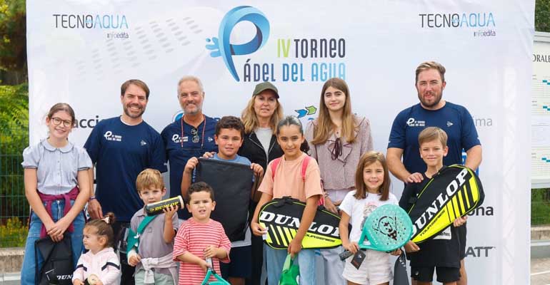 Jaime Molinero y Fernando Pesquera, del Canal de Isabel II, campeones de la 4ª edición del torneo de pádel del agua 2026