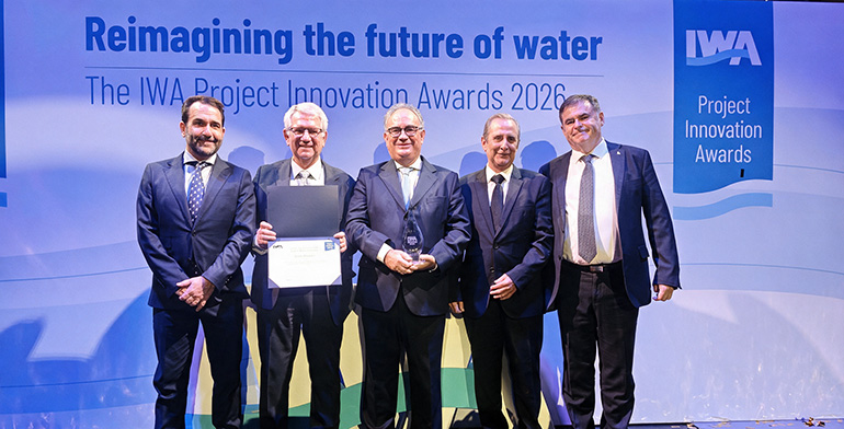 EMASESA recibe un premio internacional por su proyecto de digitalización del ciclo integral del agua
