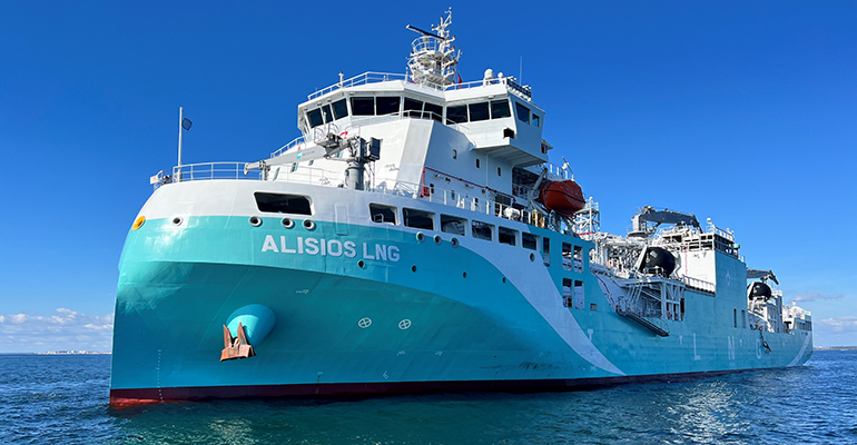 Axpo realiza su primera operación de suministro de GNL y bio-GNL a un buque en el puerto de Valencia