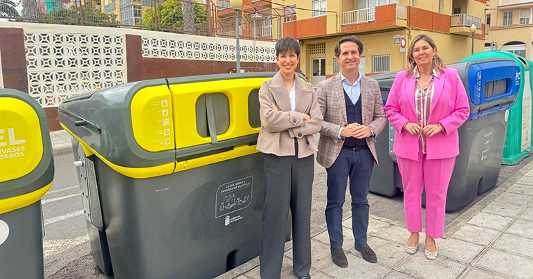 Canarias reforzará la recogida selectiva con casi 1.900 nuevos contenedores de envases