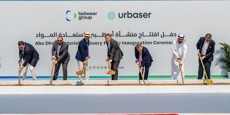Urbaser y Tadweer Group avanzan en la construcción de una planta de recuperación de residuos en Abu Dabi
